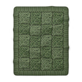 Viking Borre Multiknot Green Sherpa Fleece Blanket