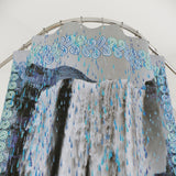 Skogafoss Waterfall Shower Curtain - Blue 71x74