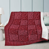 Look Viking Borre Pattern Red Jetprint Blanket