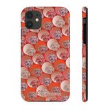 D23 Red Dachshund iPhone Tough Case 11, 11Pro, 11Pro Max, X, XS, XR, XS MAX, 8, 7, 6 Impact Resistant