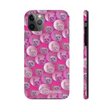 D23 Pink Yorkie iPhone Tough Case 11, 11Pro, 11Pro Max, X, XS, XR, XS MAX, 8, 7, 6 Impact Resistant