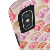 D23 Light Pink Labrador iPhone Tough Case 11, 11Pro, 11Pro Max, X, XS, XR, XS MAX, 8, 7, 6 Impact Resistant