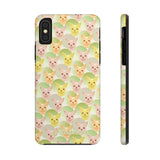 D23 Spring Colors Chihuahua iPhone Tough Case 11, 11Pro, 11Pro Max, X, XS, XR, XS MAX, 8, 7, 6 Impact Resistant