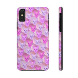 D23 Purple Pink Chihuahua iPhone Tough Case 11, 11Pro, 11Pro Max, X, XS, XR, XS MAX, 8, 7, 6 Impact Resistant