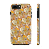 D23 Goldenbrown Chihuahua iPhone Tough Case 11, 11Pro, 11Pro Max, X, XS, XR, XS MAX, 8, 7, 6 Impact Resistant