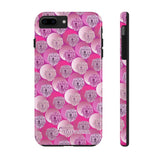 D23 Pink Golden Retriever iPhone Tough Case 11, 11Pro, 11Pro Max, X, XS, XR, XS MAX, 8, 7, 6 Impact Resistant