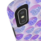 D23 Purple Blue Dog iPhone Tough Case 11, 11Pro, 11Pro Max, X, XS, XR, XS MAX, 8, 7, 6 Impact Resistant