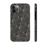 D23 Coal Grey Labrador iPhone Tough Case 11, 11Pro, 11Pro Max, X, XS, XR, XS MAX, 8, 7, 6 Impact Resistant