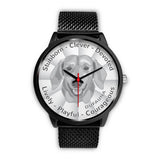 Grey/White Dachshund Character Black Watch CB0105