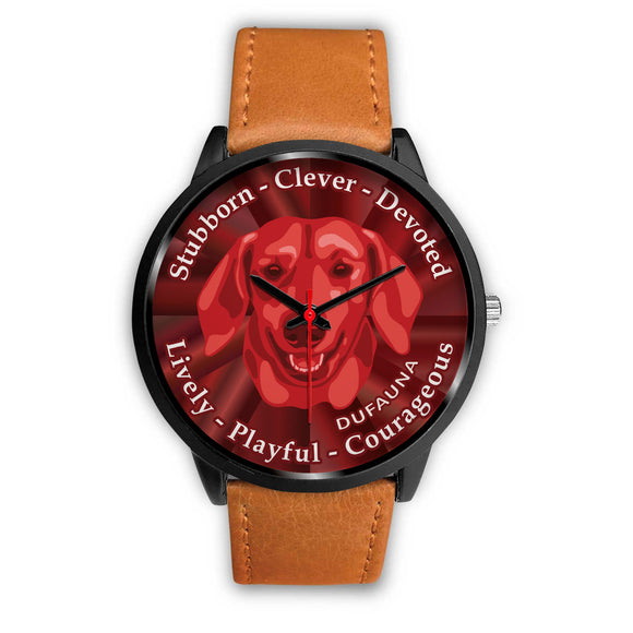 Red Dachshund Character Black Watch CB0405