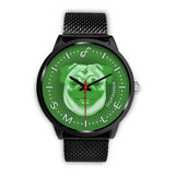 Green Pug Smile Black Watch SB1224