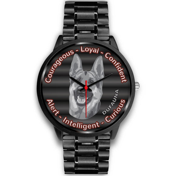 Grey/Black German Shepherd Character Black Watch CB0202