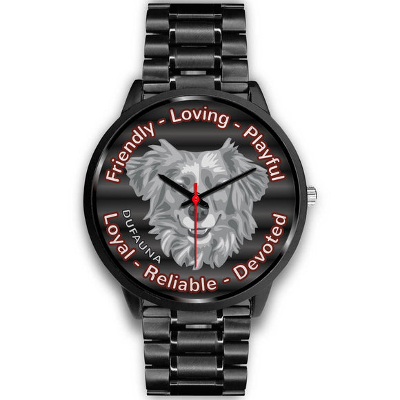 Grey/Black Dog Character Black Watch CB0200