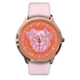 Pink Dog Smile Rose Gold Watch SR0700