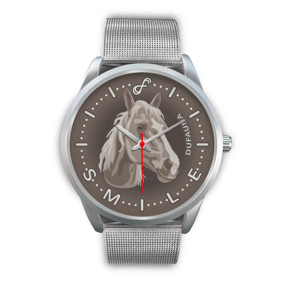 Grey Horse Smile Steel Watch SS08HO