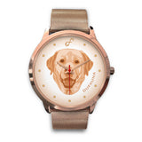Beige Labrador Rose Gold Watch FR0401