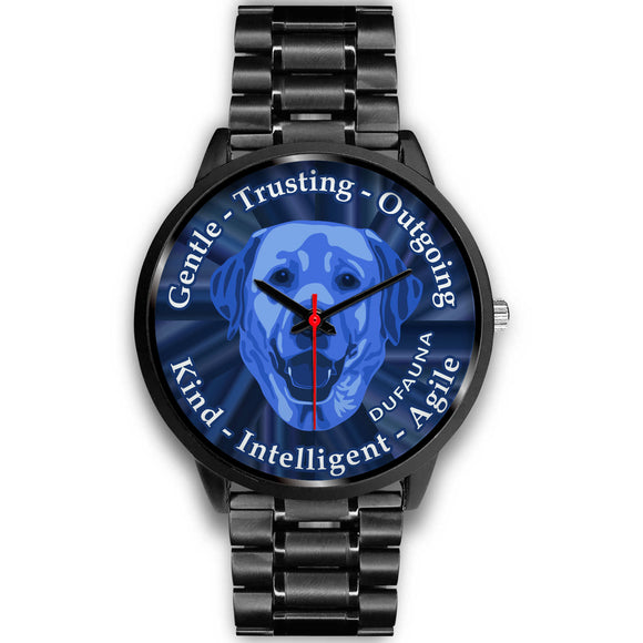 Blue Labrador Character Black Watch CB0501