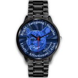 Blue French Bulldog Character Black Watch CB0521