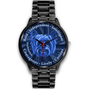 Blue Yorkie Character Black Watch CB0503