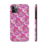 D23 Pink Corgi iPhone Tough Case 11, 11Pro, 11Pro Max, X, XS, XR, XS MAX, 8, 7, 6 Impact Resistant