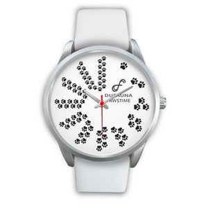 White Cat Pawstime Steel Watch PS02CA