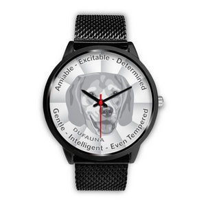 Grey/White Beagle Character Black Watch CB0104