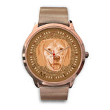 Beige Beagle Smile Rose Gold Watch SR0304