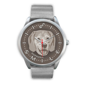Grey Beagle Smile Rose Gold Watch SR0804