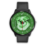 Green English Bulldog Smile Black Watch SB1207