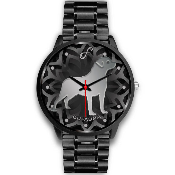 Black Rottweiler Body Silhouette Black Watch BB0212