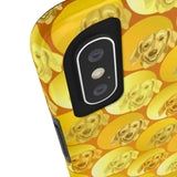 D23 Yellow Dachshund iPhone Tough Case 11, 11Pro, 11Pro Max, X, XS, XR, XS MAX, 8, 7, 6 Impact Resistant