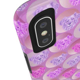 D23 Purple Pink Dog iPhone Tough Case 11, 11Pro, 11Pro Max, X, XS, XR, XS MAX, 8, 7, 6 Impact Resistant