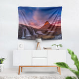 Mt Kirkjufell Cheung Polyester Wall Tapestry