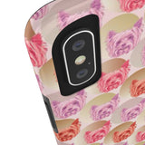 D23 Light Pink Yorkie iPhone Tough Case 11, 11Pro, 11Pro Max, X, XS, XR, XS MAX, 8, 7, 6 Impact Resistant