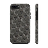 D23 Coal Grey Corgi iPhone Tough Case 11, 11Pro, 11Pro Max, X, XS, XR, XS MAX, 8, 7, 6 Impact Resistant