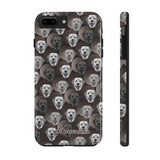 D23 Black Grey Labrador iPhone Tough Case 11, 11Pro, 11Pro Max, X, XS, XR, XS MAX, 8, 7, 6 Impact Resistant