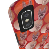 D23 Red German Shepherd iPhone Tough Case 11, 11Pro, 11Pro Max, X, XS, XR, XS MAX, 8, 7, 6 Impact Resistant