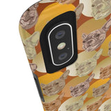 D23 Goldenbrown French Bulldog iPhone Tough Case 11, 11Pro, 11Pro Max, X, XS, XR, XS MAX, 8, 7, 6 Impact Resistant