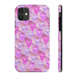 D23 Purple Pink Chihuahua iPhone Tough Case 11, 11Pro, 11Pro Max, X, XS, XR, XS MAX, 8, 7, 6 Impact Resistant