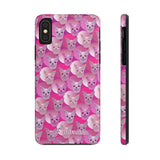 D23 Pink Chihuahua iPhone Tough Case 11, 11Pro, 11Pro Max, X, XS, XR, XS MAX, 8, 7, 6 Impact Resistant