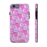 D23 Purple Pink Dog iPhone Tough Case 11, 11Pro, 11Pro Max, X, XS, XR, XS MAX, 8, 7, 6 Impact Resistant