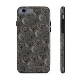 D23 Coal Grey Labrador iPhone Tough Case 11, 11Pro, 11Pro Max, X, XS, XR, XS MAX, 8, 7, 6 Impact Resistant
