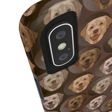 D23 Brown Labrador iPhone Tough Case 11, 11Pro, 11Pro Max, X, XS, XR, XS MAX, 8, 7, 6 Impact Resistant