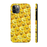 D23 Yellow Pug iPhone Tough Case 11, 11Pro, 11Pro Max, X, XS, XR, XS MAX, 8, 7, 6 Impact Resistant