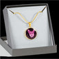 Berry Pink/black Corgis Make Me Smile Necklace D19 - Dufauna - Topfauna