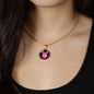 Berry Pink/black Corgis Make Me Smile Necklace D19 - Dufauna - Topfauna