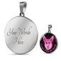 Berry Pink/black Corgis Make Me Smile Necklace D19 - Dufauna - Topfauna