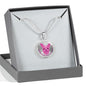 Berry Pink/metal Chihuahuas Make Me Smile Necklace D19 - Dufauna - Topfauna