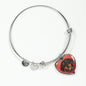 Black And Tan Coat Dachshund Red Heart Bangle Bracelet D13 - Dufauna - Topfauna