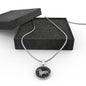 Black-Grey Dachshund Silhouette Necklace D18 - Dufauna - Topfauna